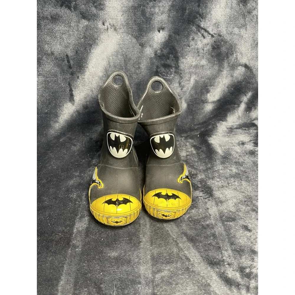Crocs Bump It Up‎ Batman Rain Boots Kids Size C7 Pullon High Top